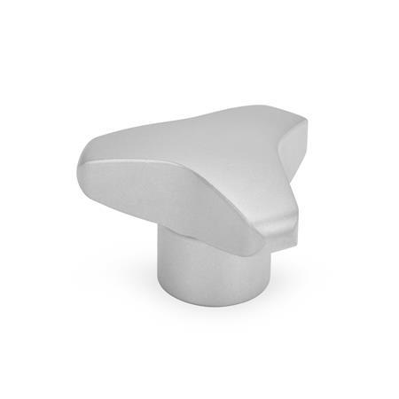 Otto Ganter Stainless Steel Three Lobe Knob Material AISI 303 (A2), GN 5345
